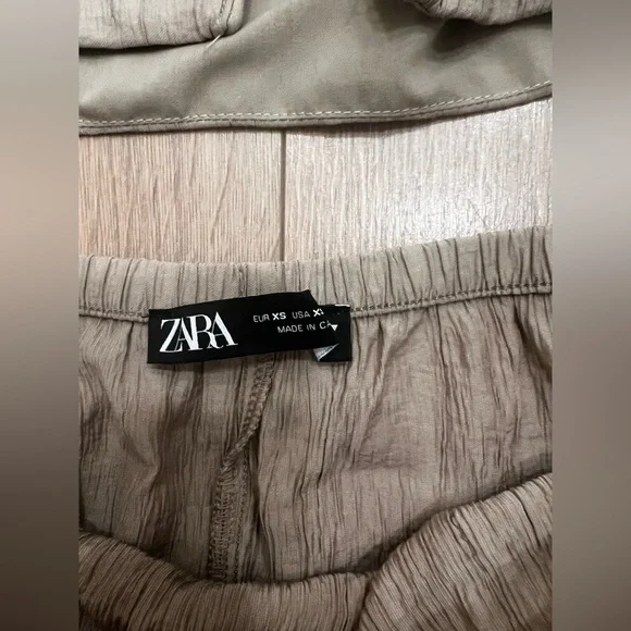 Zara Tan Matching Set Skirt and Tank XS - Picture 5 of 5